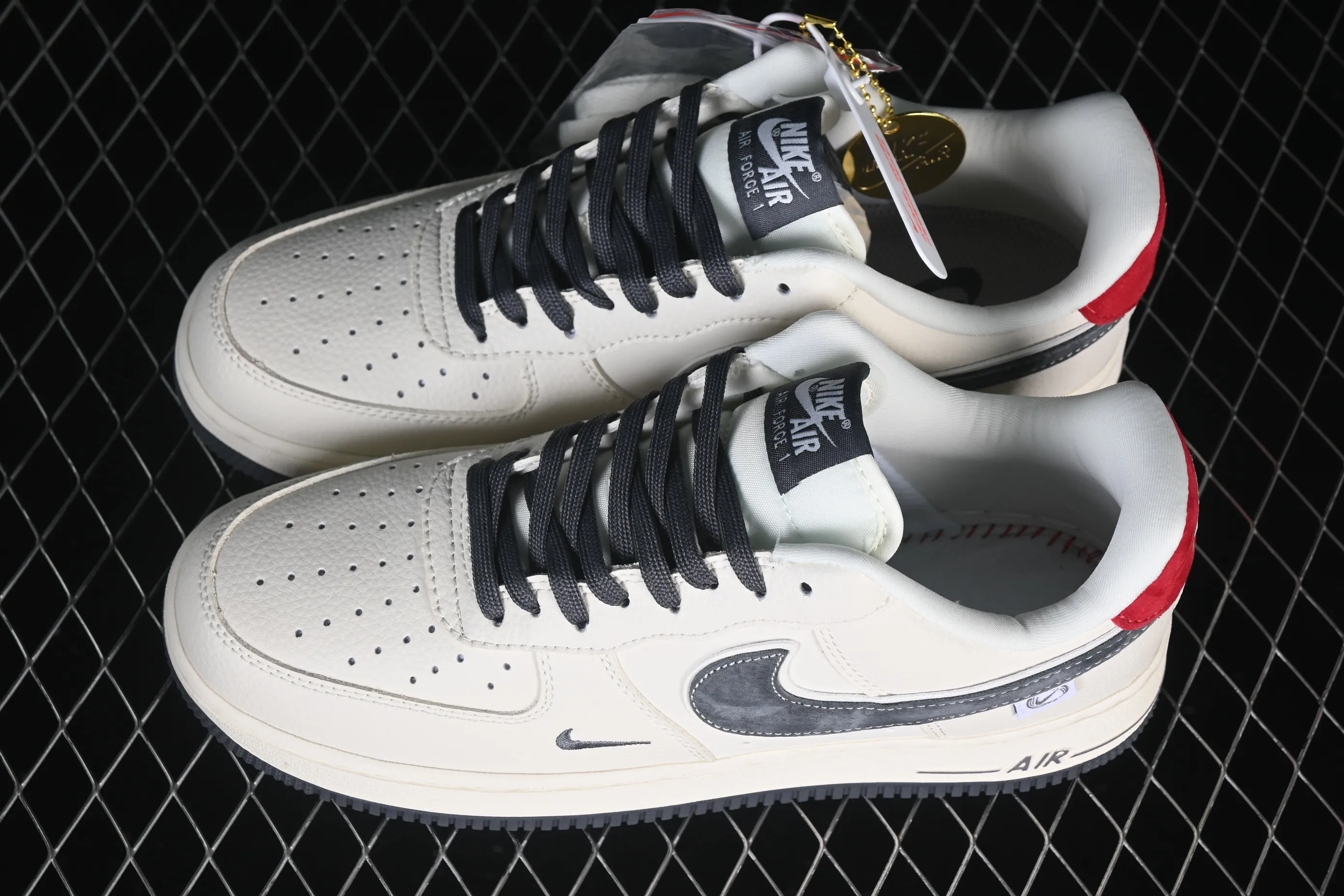 All Categories Nk Air Force 1 Air Force Series Nk Air Force 1 Low Air Force Low Nike Air Force 1'07 Low Beige Gray Red Pig Eight Leather Air Force One Low Casual Shoes DD1982-325
